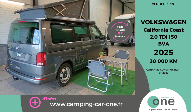 VOLKSWAGEN CALIFORNIA COAST 2.0 TDI 150 BVA – Image 3